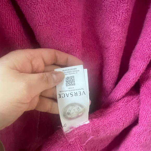 Versace Terry Short Robe Large - Picture 7 of 9